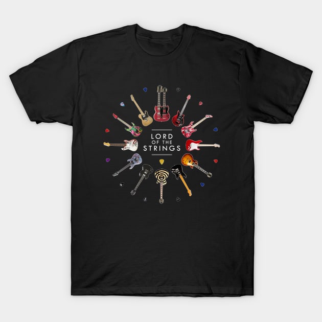 Lord Of The Strings T-Shirt by JJW Clothing